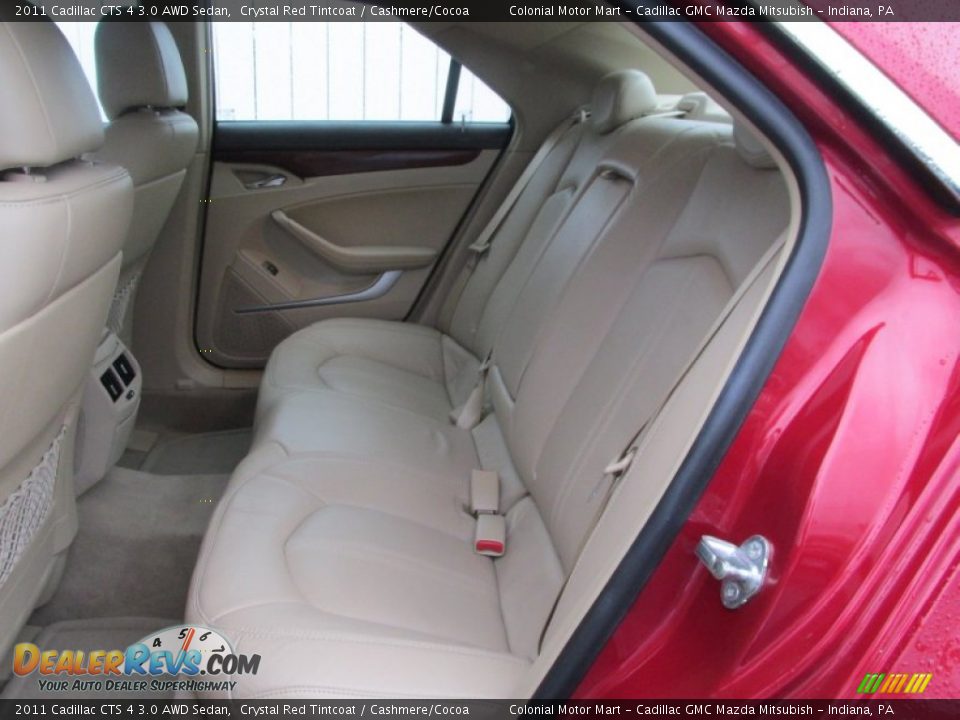 2011 Cadillac CTS 4 3.0 AWD Sedan Crystal Red Tintcoat / Cashmere/Cocoa Photo #13