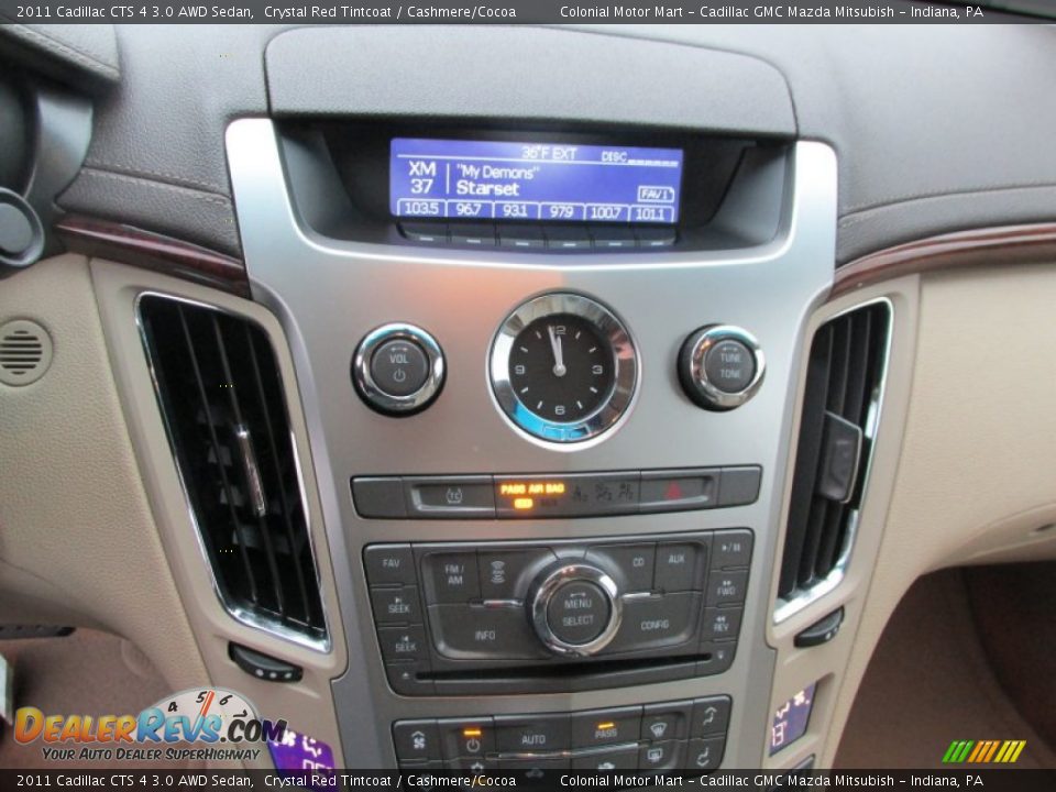 2011 Cadillac CTS 4 3.0 AWD Sedan Crystal Red Tintcoat / Cashmere/Cocoa Photo #15