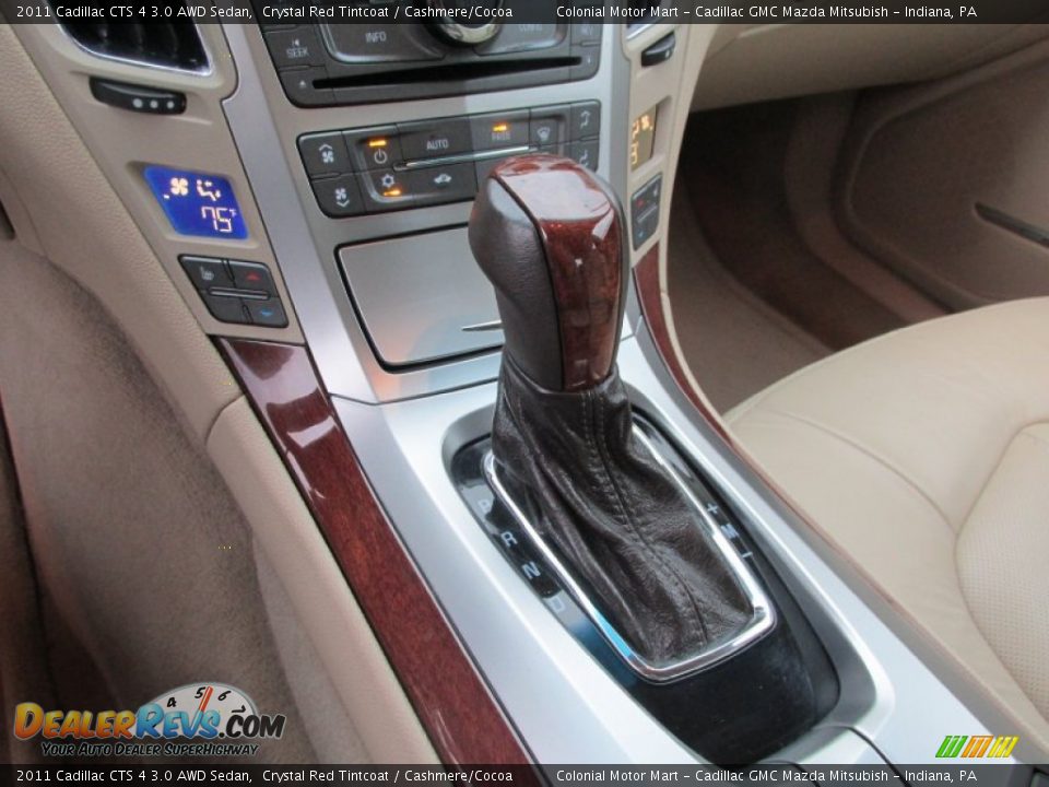 2011 Cadillac CTS 4 3.0 AWD Sedan Crystal Red Tintcoat / Cashmere/Cocoa Photo #16