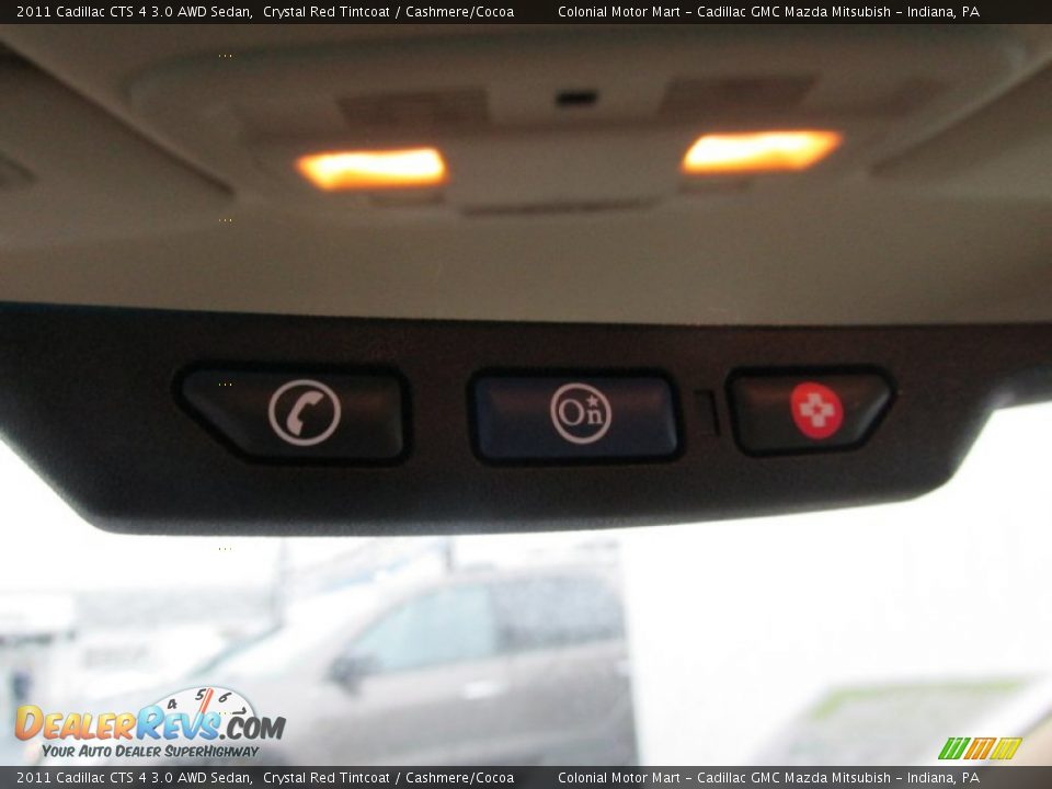 2011 Cadillac CTS 4 3.0 AWD Sedan Crystal Red Tintcoat / Cashmere/Cocoa Photo #17