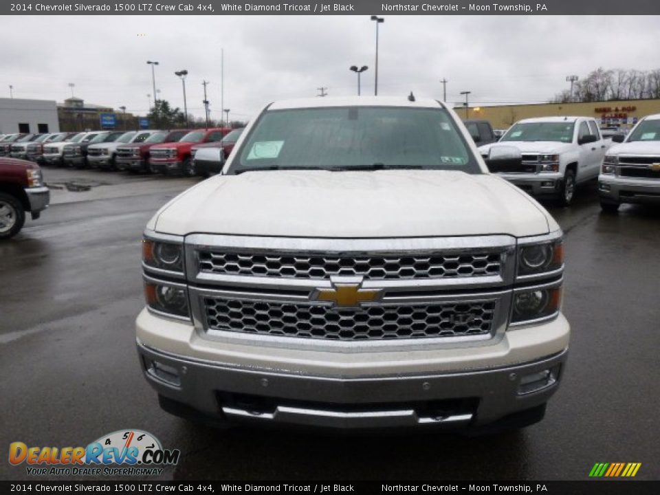 2014 Chevrolet Silverado 1500 LTZ Crew Cab 4x4 White Diamond Tricoat / Jet Black Photo #2