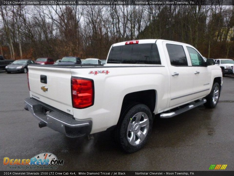 2014 Chevrolet Silverado 1500 LTZ Crew Cab 4x4 White Diamond Tricoat / Jet Black Photo #5