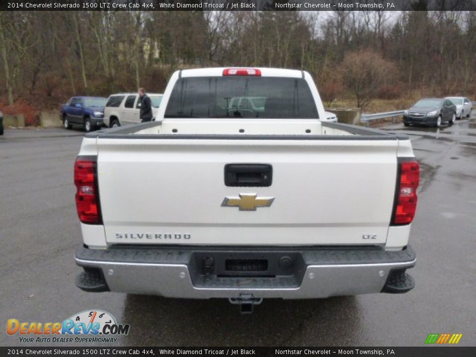 2014 Chevrolet Silverado 1500 LTZ Crew Cab 4x4 White Diamond Tricoat / Jet Black Photo #6