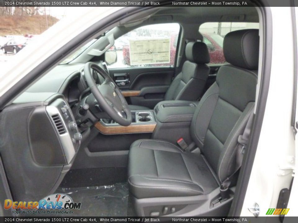 2014 Chevrolet Silverado 1500 LTZ Crew Cab 4x4 White Diamond Tricoat / Jet Black Photo #10