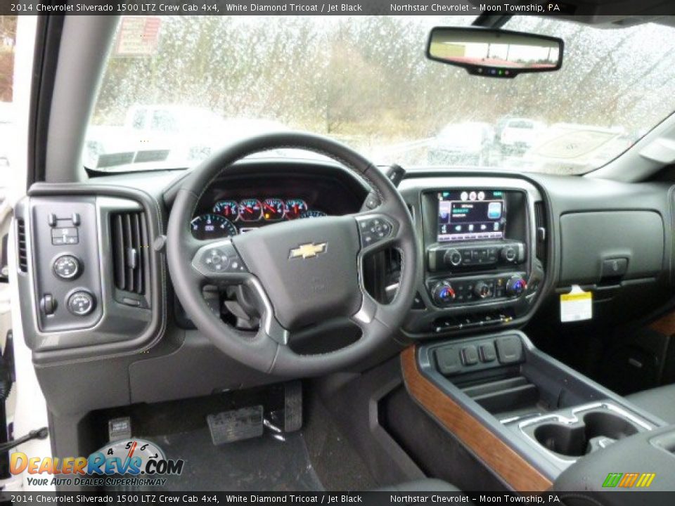 2014 Chevrolet Silverado 1500 LTZ Crew Cab 4x4 White Diamond Tricoat / Jet Black Photo #12