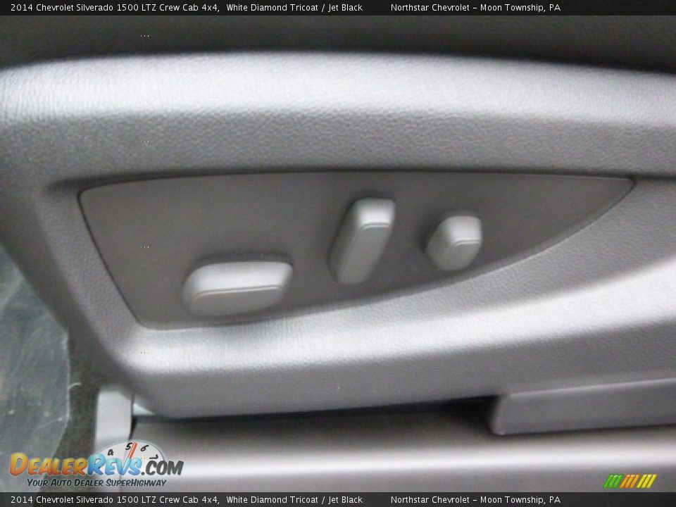 2014 Chevrolet Silverado 1500 LTZ Crew Cab 4x4 White Diamond Tricoat / Jet Black Photo #14