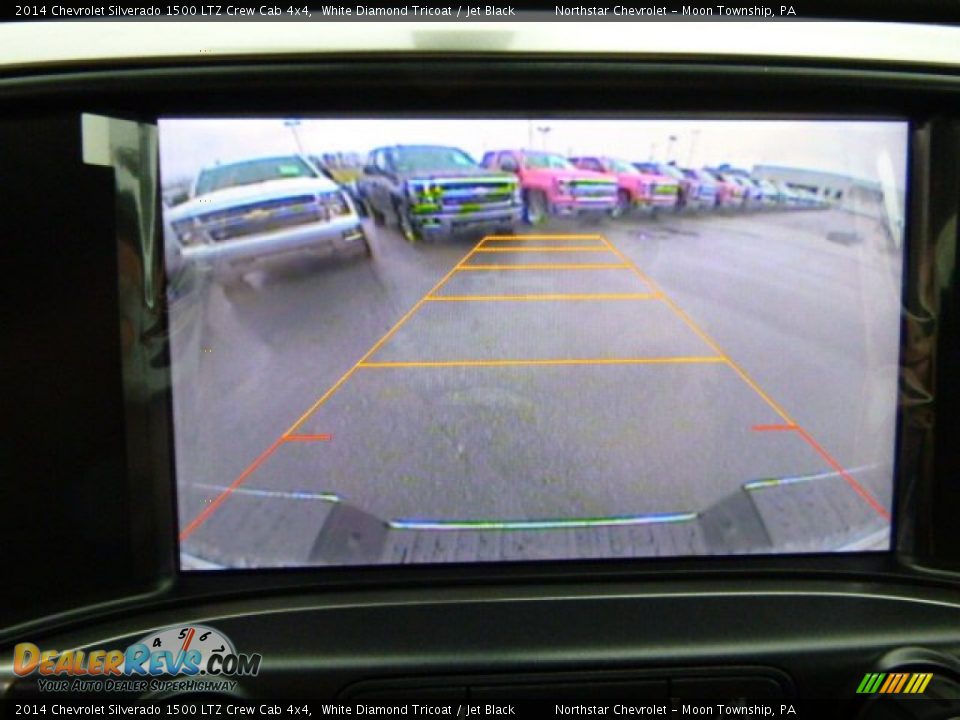 2014 Chevrolet Silverado 1500 LTZ Crew Cab 4x4 White Diamond Tricoat / Jet Black Photo #17