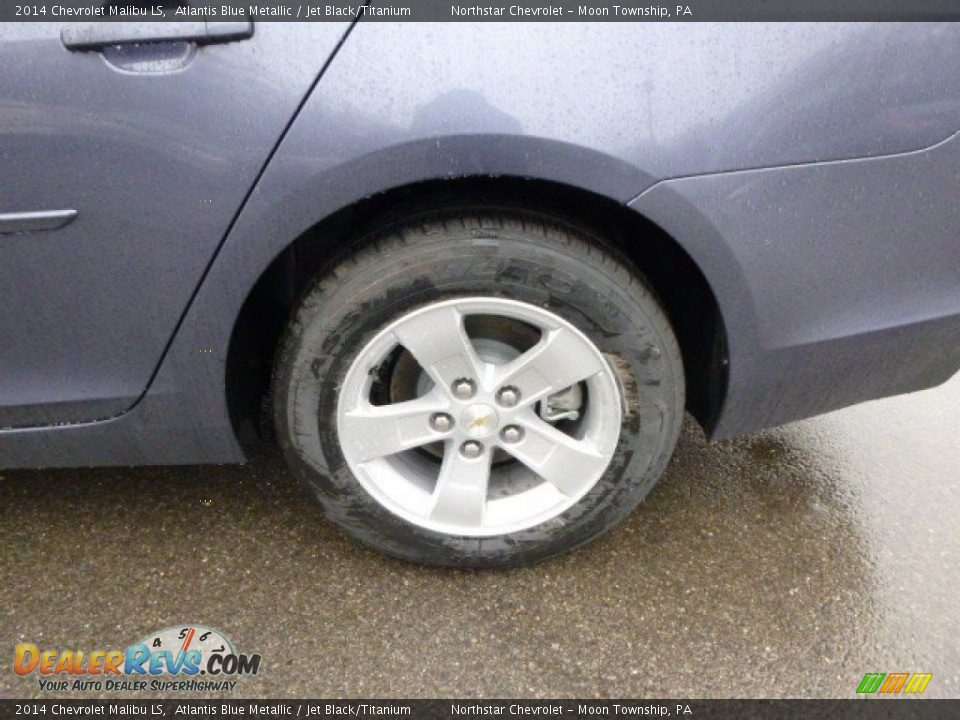 2014 Chevrolet Malibu LS Atlantis Blue Metallic / Jet Black/Titanium Photo #9