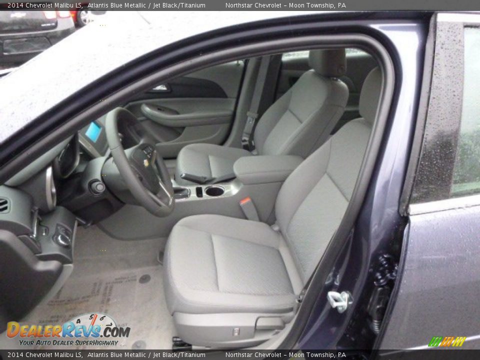 2014 Chevrolet Malibu LS Atlantis Blue Metallic / Jet Black/Titanium Photo #10