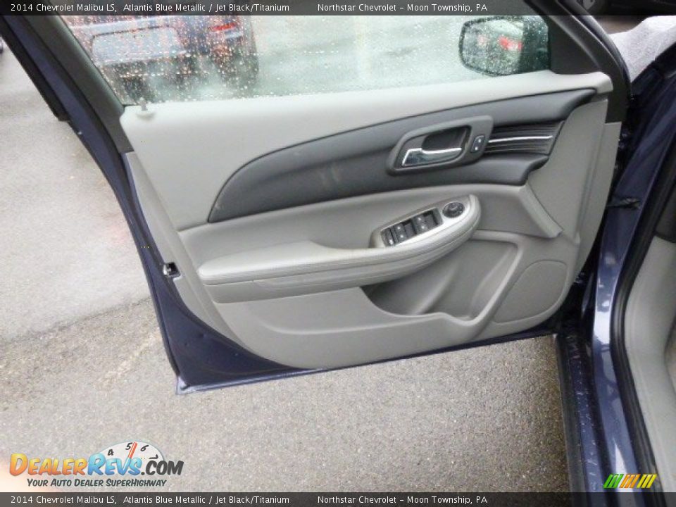 2014 Chevrolet Malibu LS Atlantis Blue Metallic / Jet Black/Titanium Photo #11