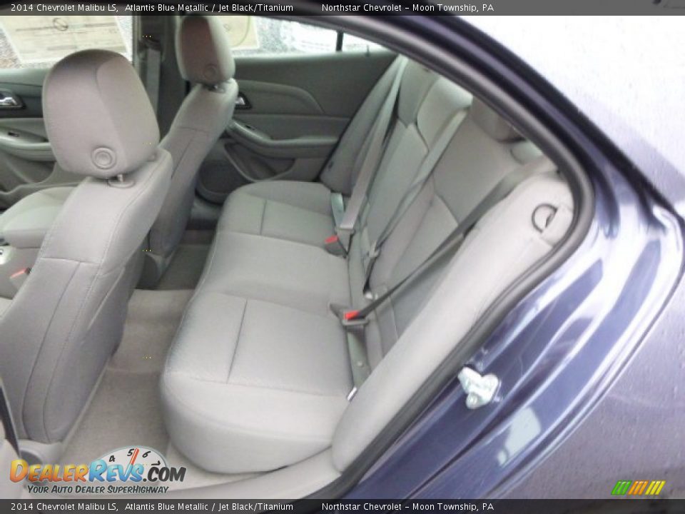 2014 Chevrolet Malibu LS Atlantis Blue Metallic / Jet Black/Titanium Photo #12