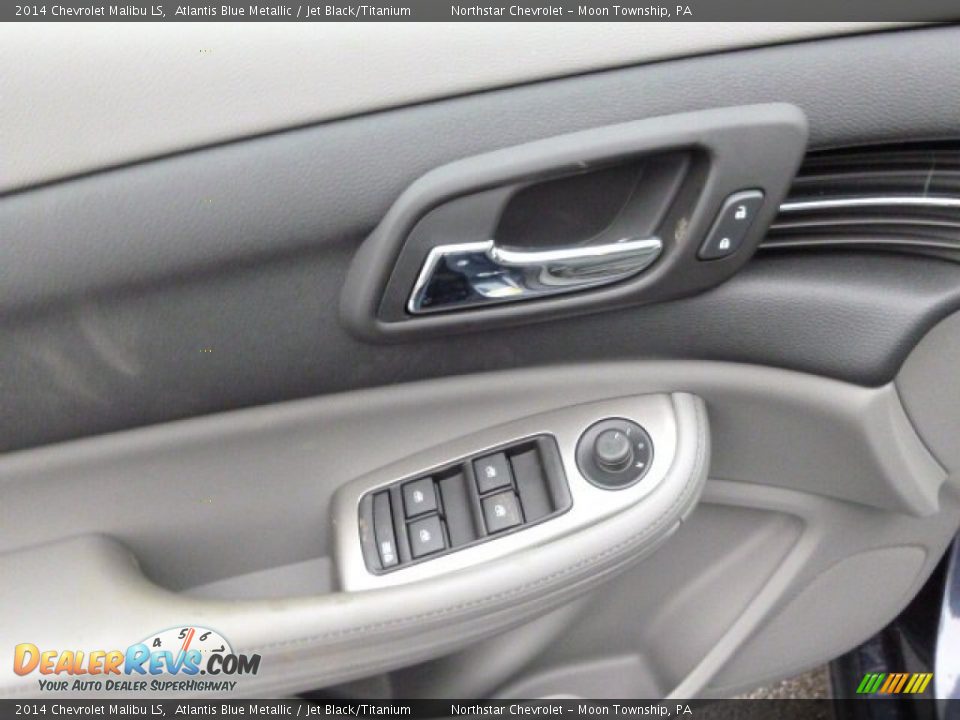 2014 Chevrolet Malibu LS Atlantis Blue Metallic / Jet Black/Titanium Photo #15