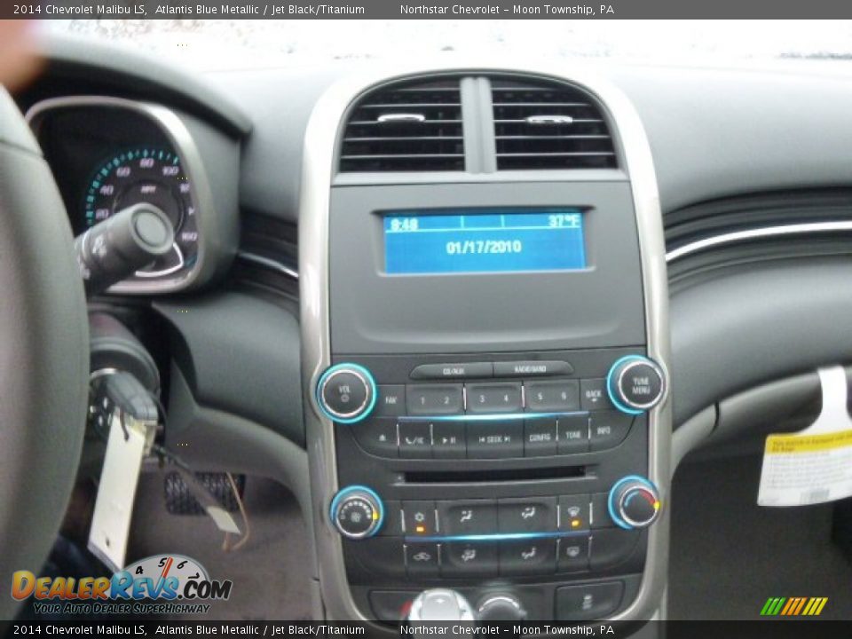 2014 Chevrolet Malibu LS Atlantis Blue Metallic / Jet Black/Titanium Photo #16