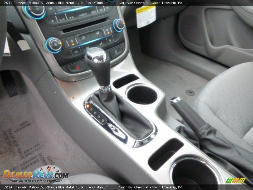 2014 Chevrolet Malibu LS Atlantis Blue Metallic / Jet Black/Titanium Photo #17