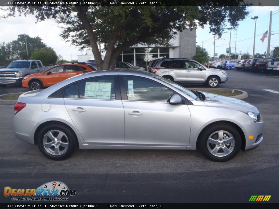 2014 Chevrolet Cruze LT Silver Ice Metallic / Jet Black Photo #7