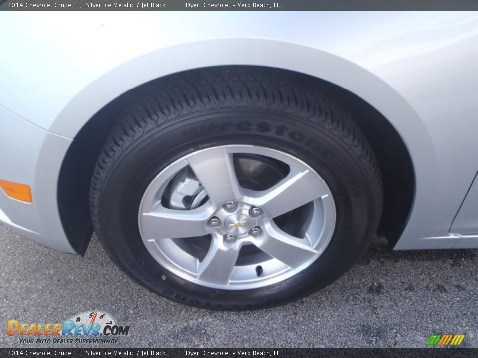 2014 Chevrolet Cruze LT Silver Ice Metallic / Jet Black Photo #8