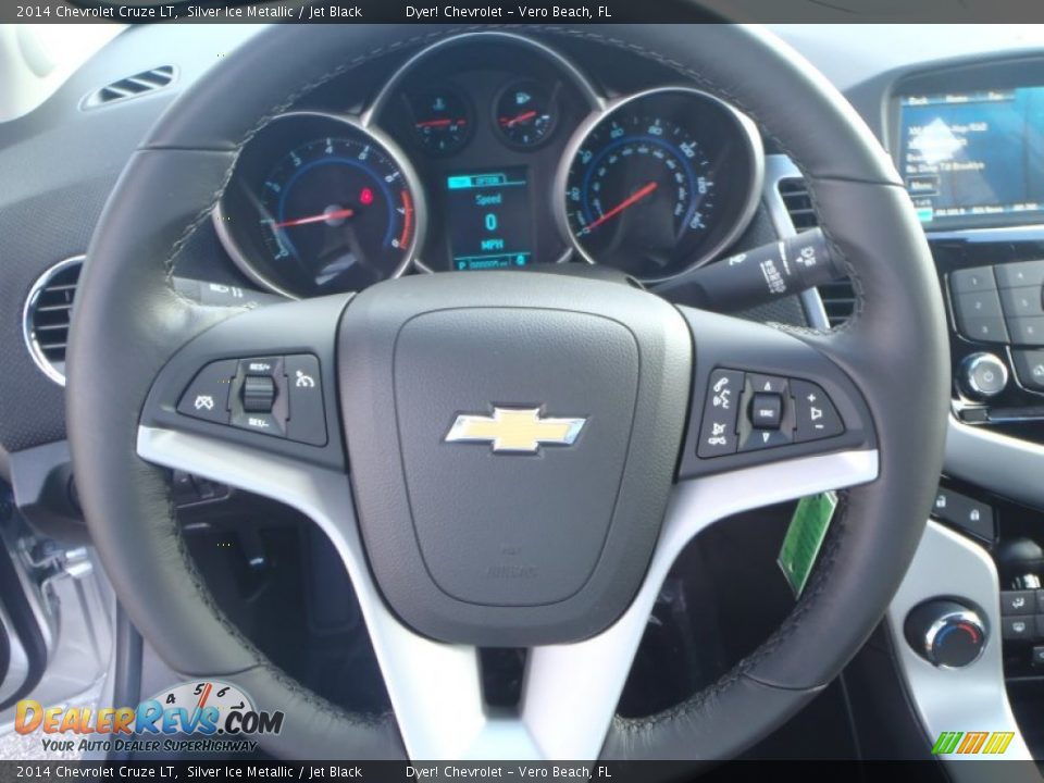 2014 Chevrolet Cruze LT Silver Ice Metallic / Jet Black Photo #13