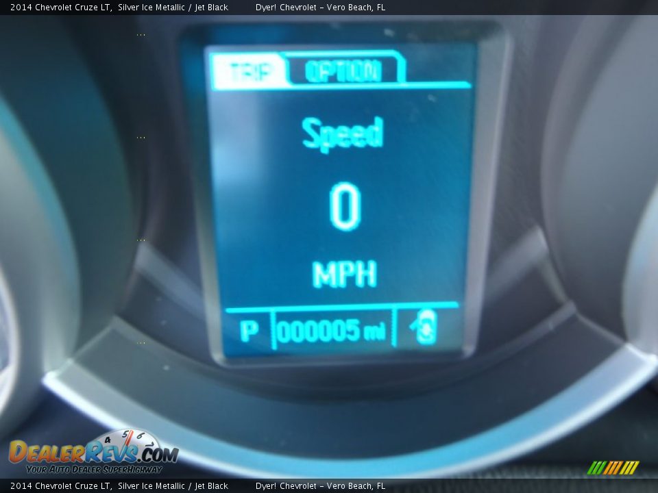 2014 Chevrolet Cruze LT Silver Ice Metallic / Jet Black Photo #14