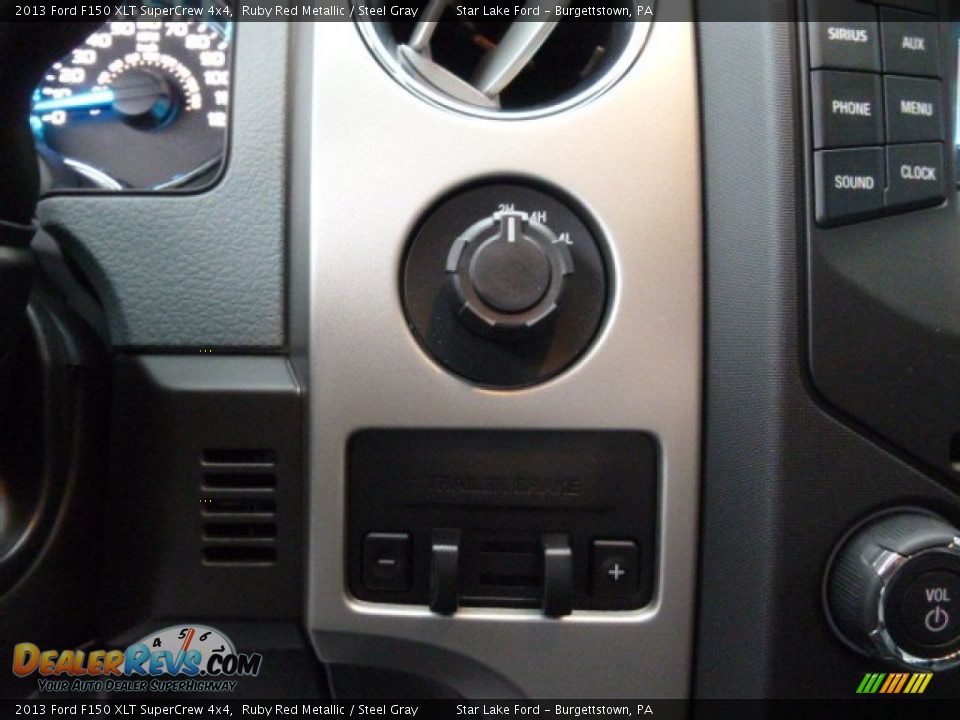 2013 Ford F150 XLT SuperCrew 4x4 Ruby Red Metallic / Steel Gray Photo #16