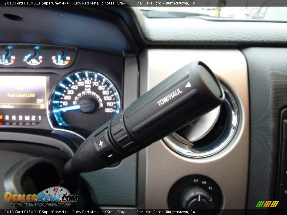 2013 Ford F150 XLT SuperCrew 4x4 Ruby Red Metallic / Steel Gray Photo #18