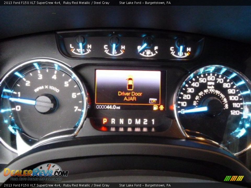 2013 Ford F150 XLT SuperCrew 4x4 Ruby Red Metallic / Steel Gray Photo #19