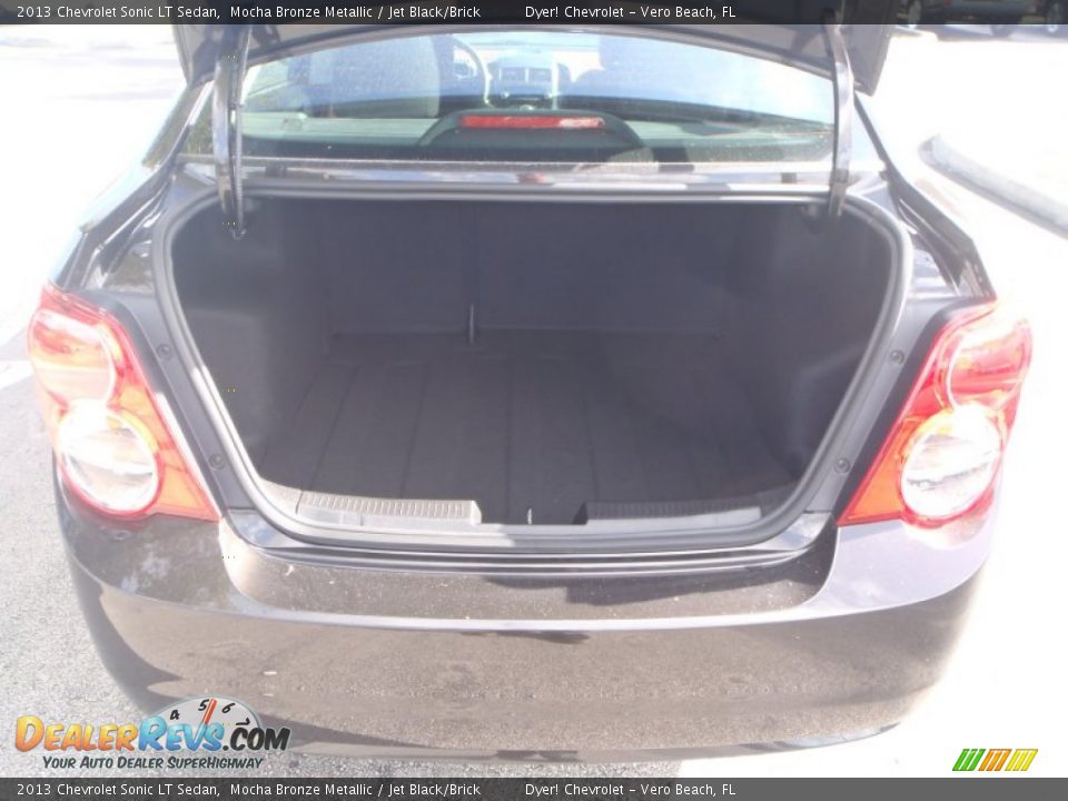 2013 Chevrolet Sonic LT Sedan Mocha Bronze Metallic / Jet Black/Brick Photo #5