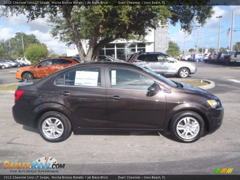 Mocha Bronze Metallic 2013 Chevrolet Sonic LT Sedan Photo #6
