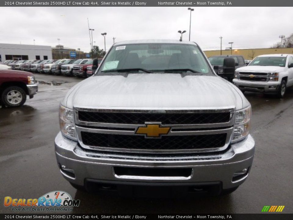 2014 Chevrolet Silverado 2500HD LT Crew Cab 4x4 Silver Ice Metallic / Ebony Photo #2