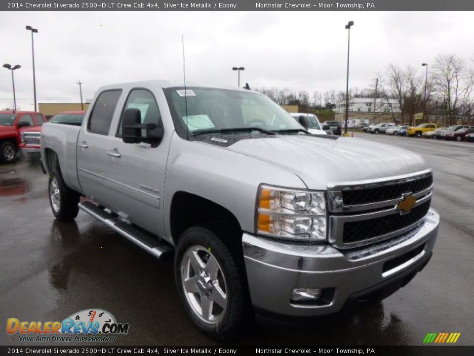 2014 Chevrolet Silverado 2500HD LT Crew Cab 4x4 Silver Ice Metallic / Ebony Photo #3
