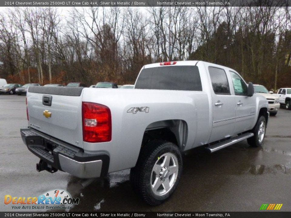 2014 Chevrolet Silverado 2500HD LT Crew Cab 4x4 Silver Ice Metallic / Ebony Photo #5