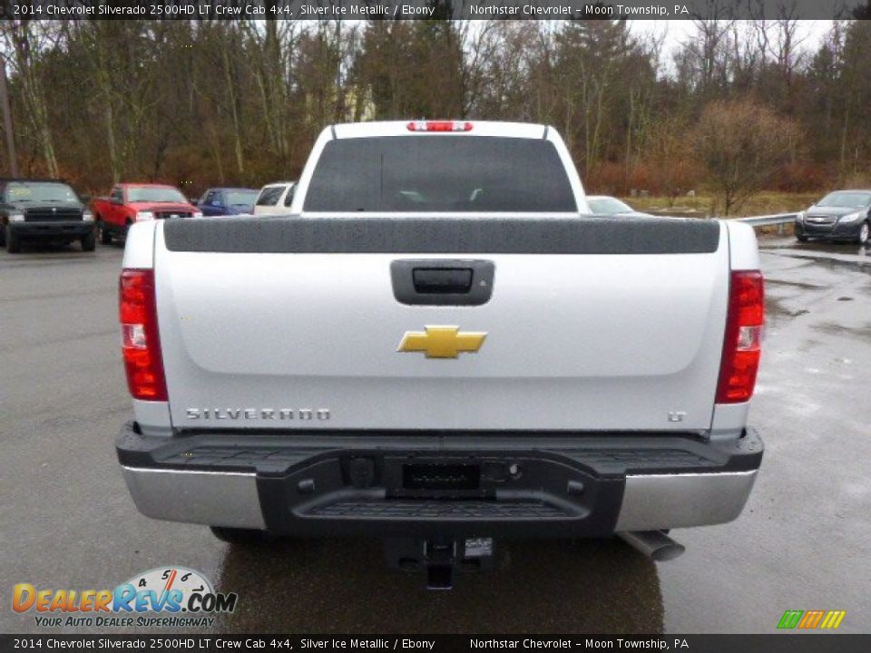 2014 Chevrolet Silverado 2500HD LT Crew Cab 4x4 Silver Ice Metallic / Ebony Photo #6