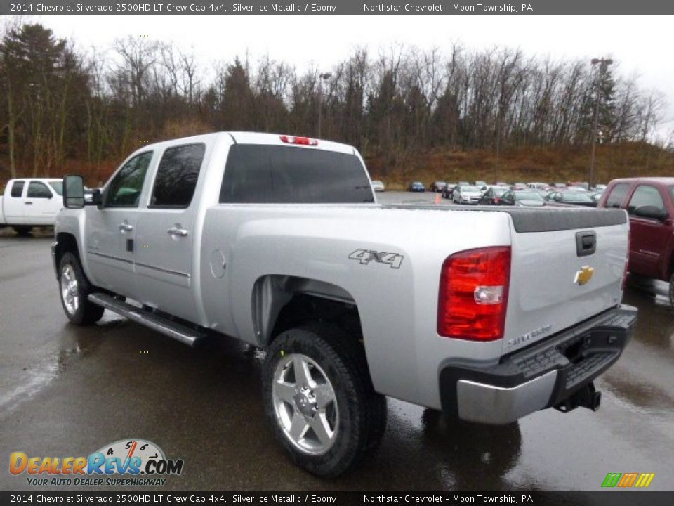 2014 Chevrolet Silverado 2500HD LT Crew Cab 4x4 Silver Ice Metallic / Ebony Photo #7