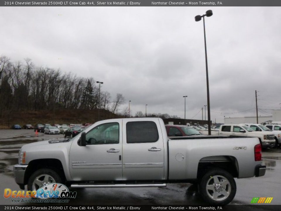 2014 Chevrolet Silverado 2500HD LT Crew Cab 4x4 Silver Ice Metallic / Ebony Photo #8