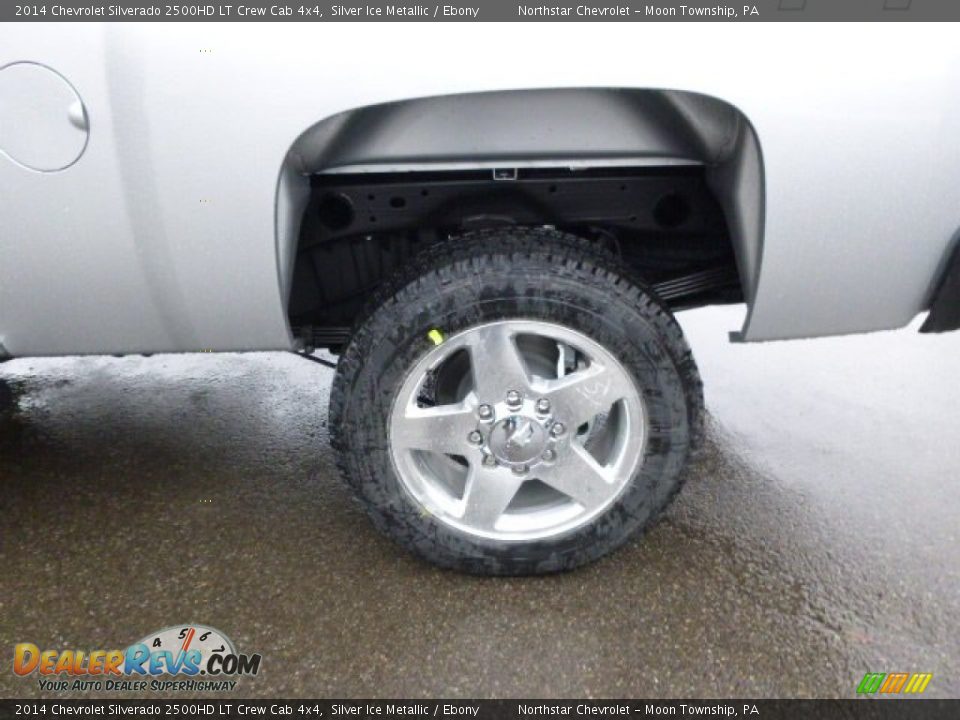 2014 Chevrolet Silverado 2500HD LT Crew Cab 4x4 Silver Ice Metallic / Ebony Photo #9