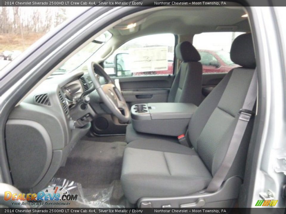 2014 Chevrolet Silverado 2500HD LT Crew Cab 4x4 Silver Ice Metallic / Ebony Photo #10
