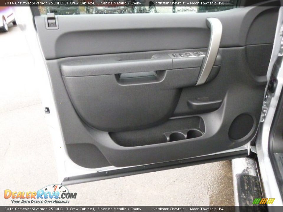 2014 Chevrolet Silverado 2500HD LT Crew Cab 4x4 Silver Ice Metallic / Ebony Photo #11