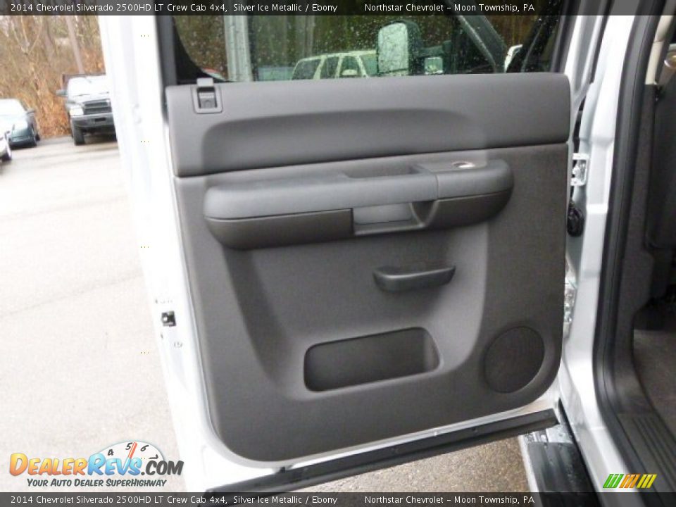 2014 Chevrolet Silverado 2500HD LT Crew Cab 4x4 Silver Ice Metallic / Ebony Photo #13