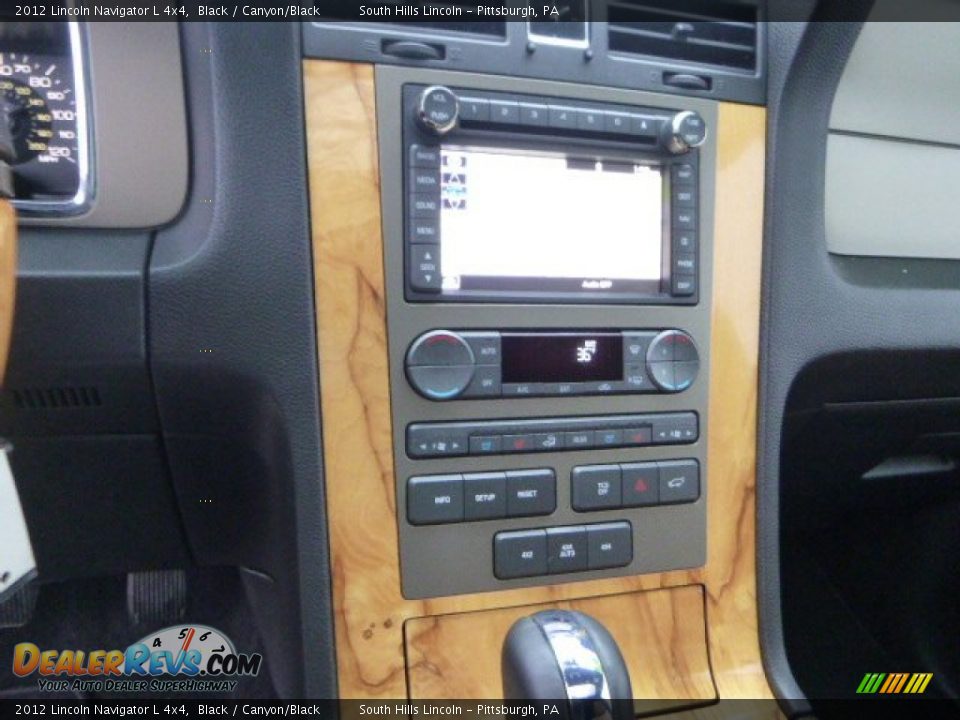 2012 Lincoln Navigator L 4x4 Black / Canyon/Black Photo #22
