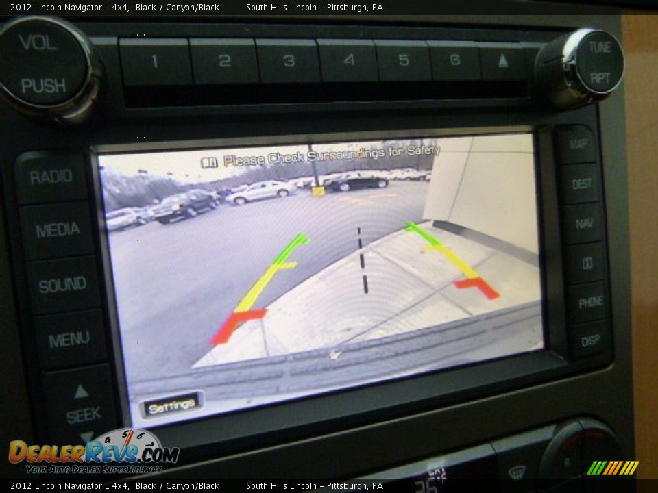 2012 Lincoln Navigator L 4x4 Black / Canyon/Black Photo #25
