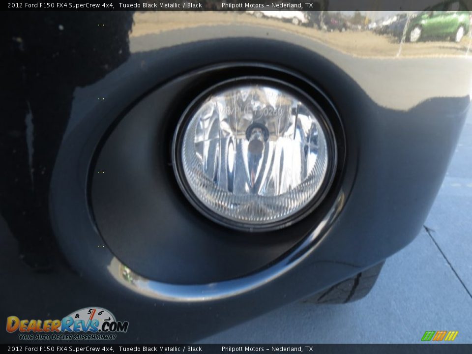 2012 Ford F150 FX4 SuperCrew 4x4 Tuxedo Black Metallic / Black Photo #10