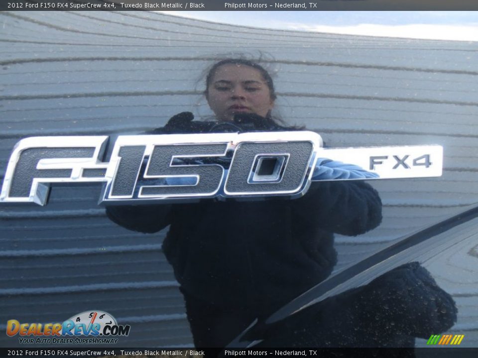 2012 Ford F150 FX4 SuperCrew 4x4 Tuxedo Black Metallic / Black Photo #17