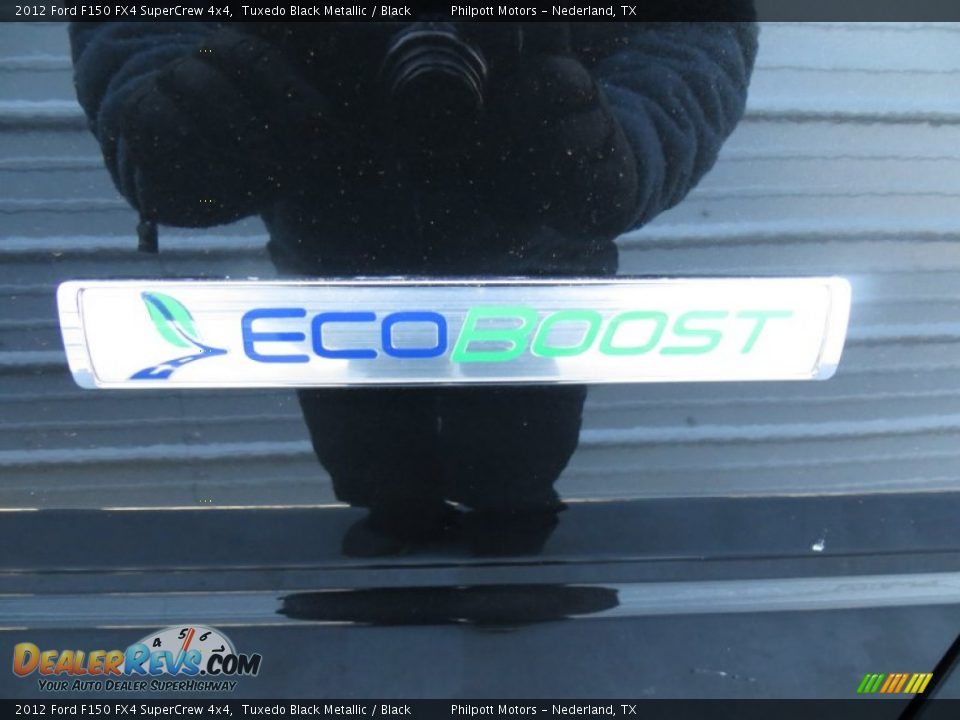 2012 Ford F150 FX4 SuperCrew 4x4 Tuxedo Black Metallic / Black Photo #19