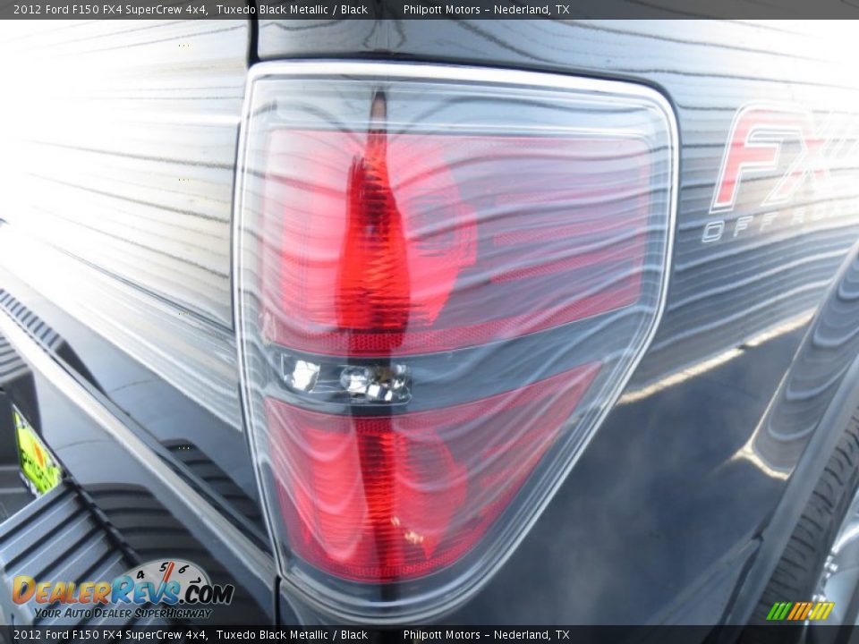 2012 Ford F150 FX4 SuperCrew 4x4 Tuxedo Black Metallic / Black Photo #20
