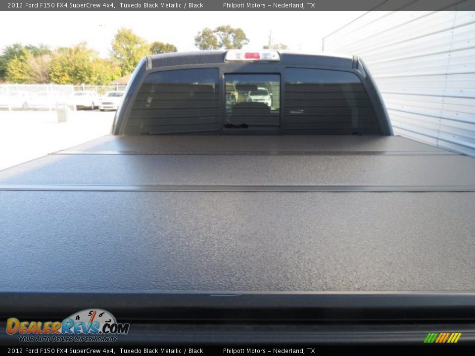 2012 Ford F150 FX4 SuperCrew 4x4 Tuxedo Black Metallic / Black Photo #22