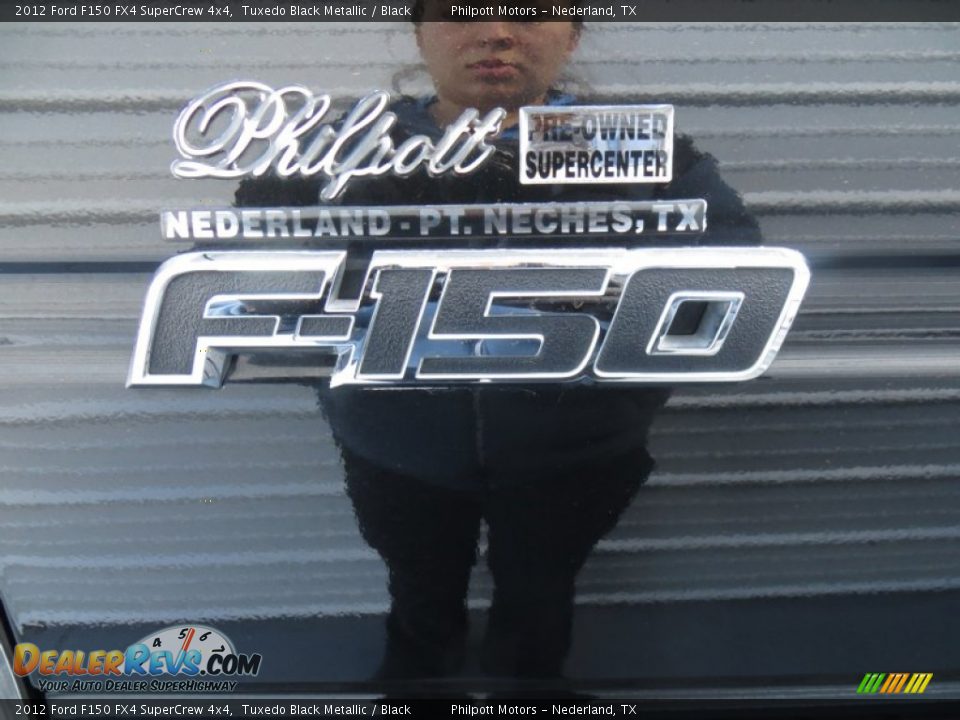 2012 Ford F150 FX4 SuperCrew 4x4 Tuxedo Black Metallic / Black Photo #23