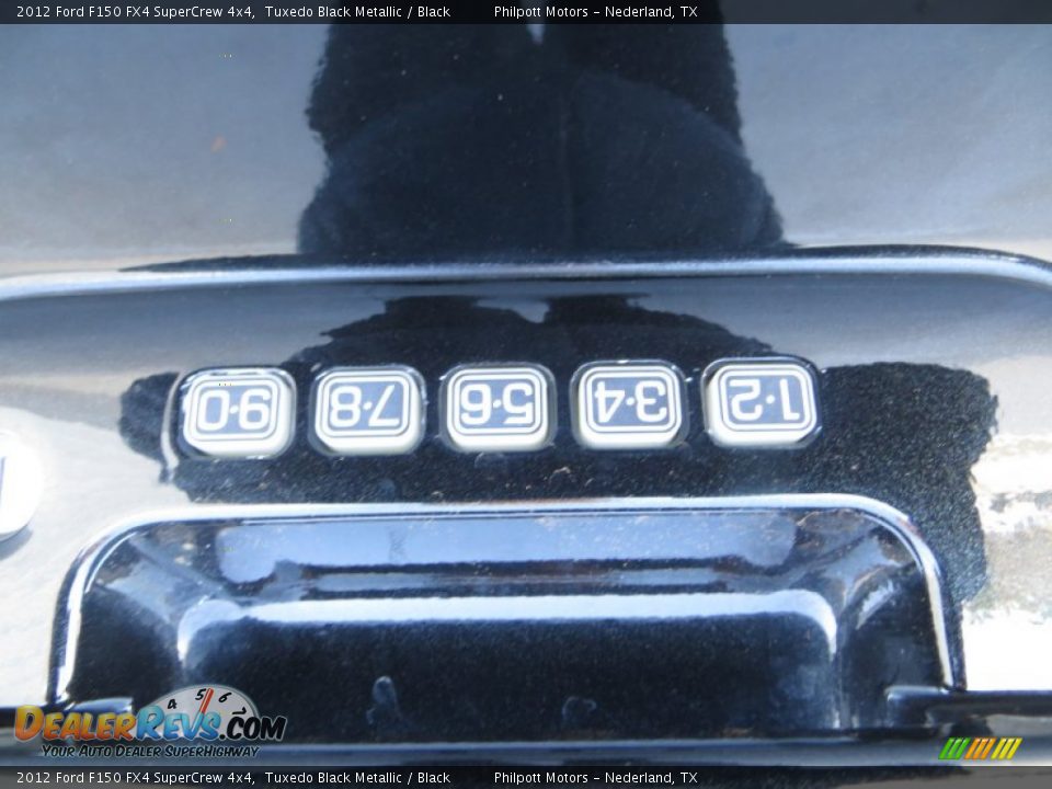 2012 Ford F150 FX4 SuperCrew 4x4 Tuxedo Black Metallic / Black Photo #24