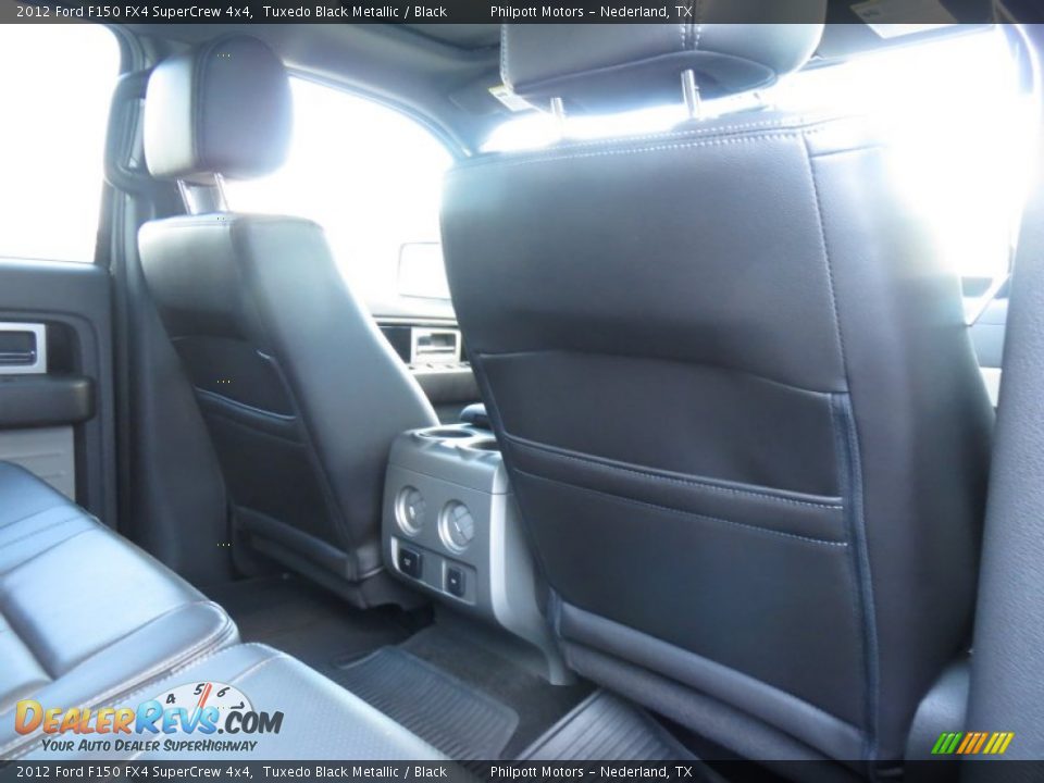 2012 Ford F150 FX4 SuperCrew 4x4 Tuxedo Black Metallic / Black Photo #30