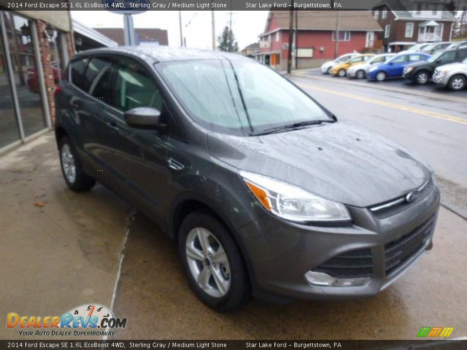 2014 Ford Escape SE 1.6L EcoBoost 4WD Sterling Gray / Medium Light Stone Photo #3