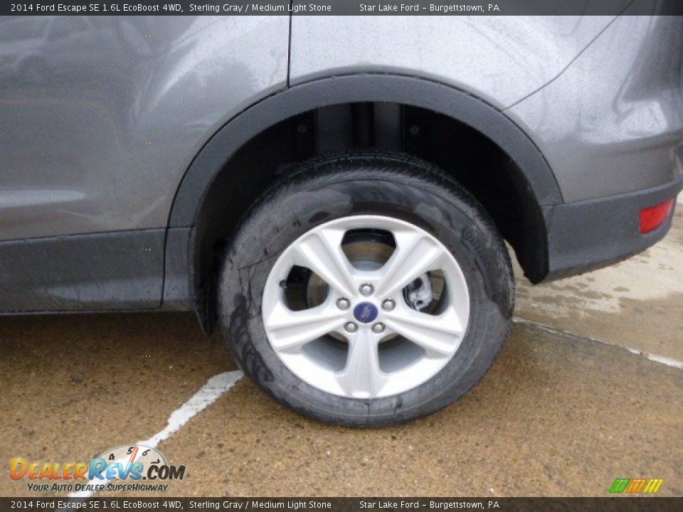2014 Ford Escape SE 1.6L EcoBoost 4WD Sterling Gray / Medium Light Stone Photo #8