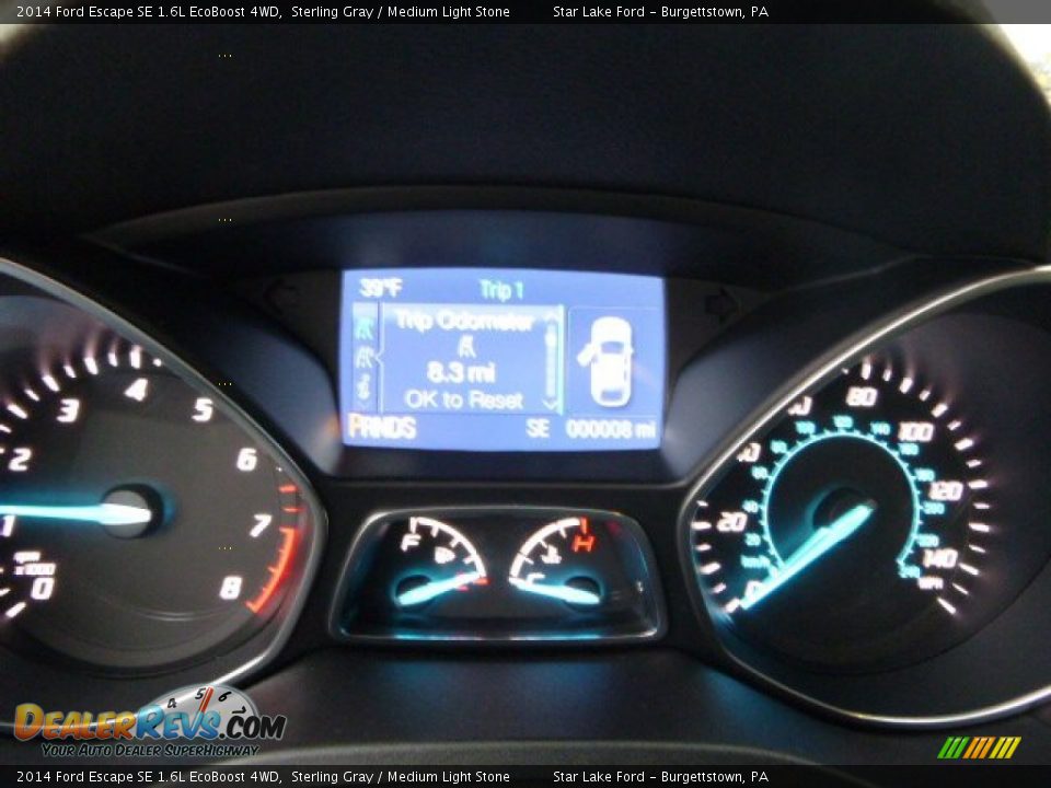 2014 Ford Escape SE 1.6L EcoBoost 4WD Sterling Gray / Medium Light Stone Photo #19